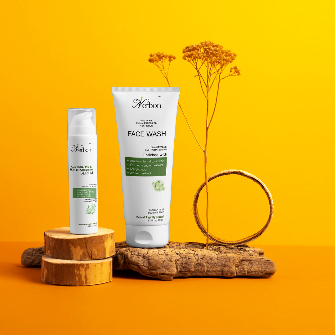 NEEM TULSI FACE WASH & SKIN REPAIRING GEL COMBO