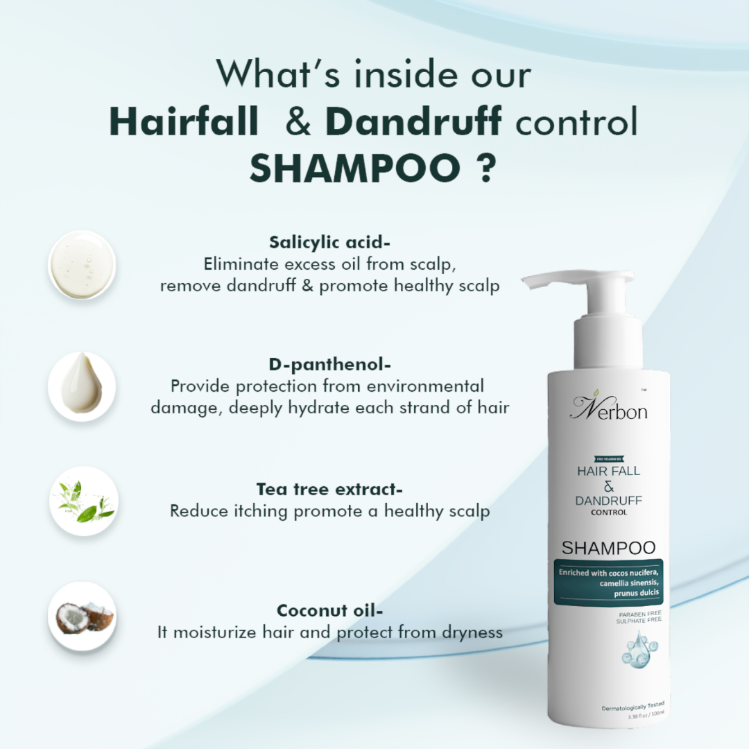 NERBON HAIRFALL AND DANDRUFF CONTROL SHAMPOO