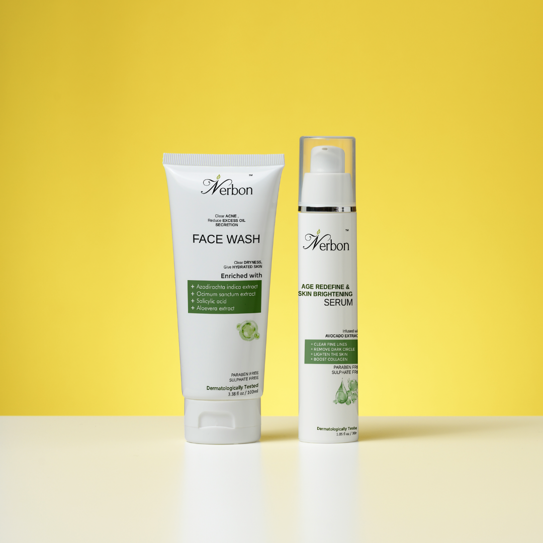NEEM TULSI FACE WASH & SKIN REPAIRING GEL COMBO