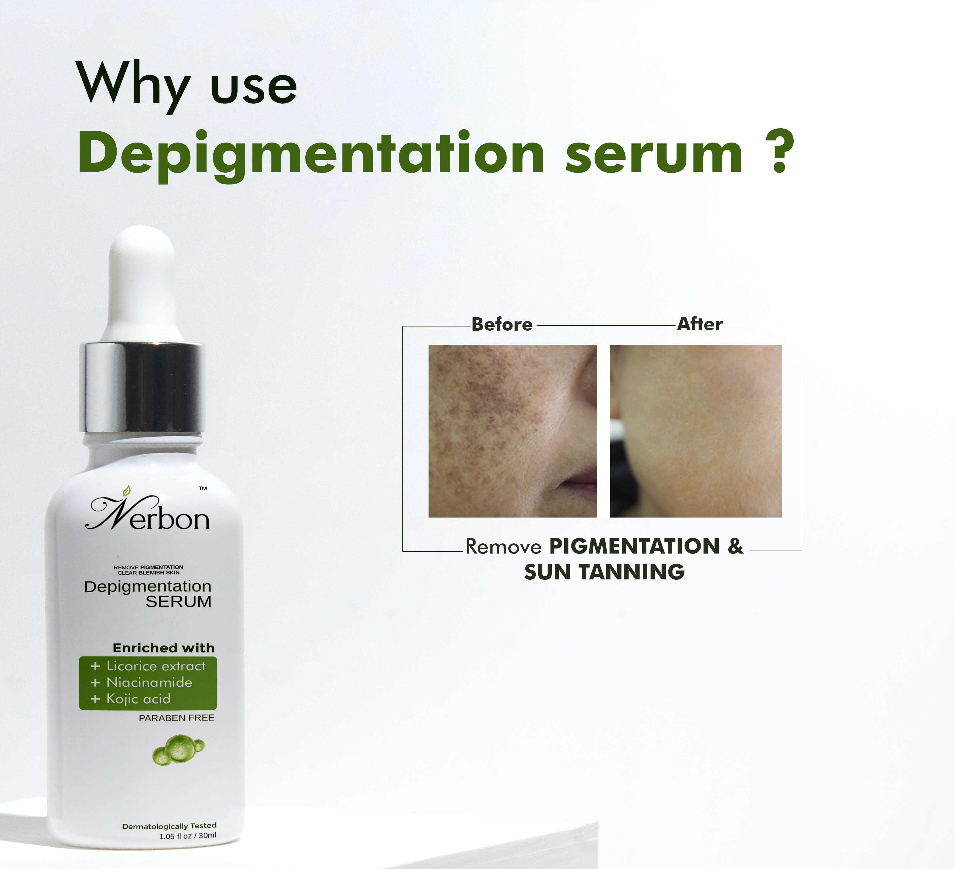 NERBON DEPIGMENTATION SERUM (30ML)